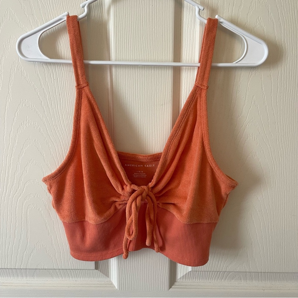 American Eagle orange tank